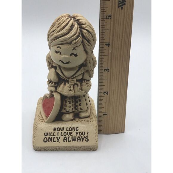 PAULA Figurine How Long Will I Love You? Only Always 1970‎ W-167 made in USA - Picture 4 of 5